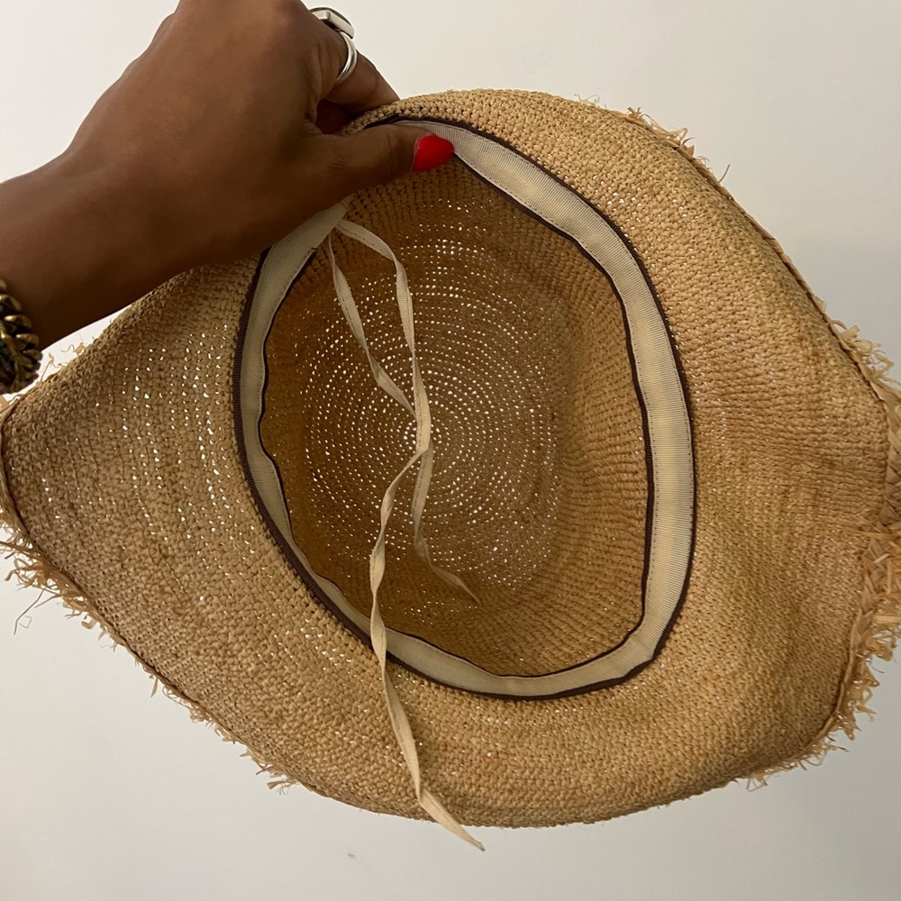 straw crochet bucket cowboy hat - Picture 4 of 4